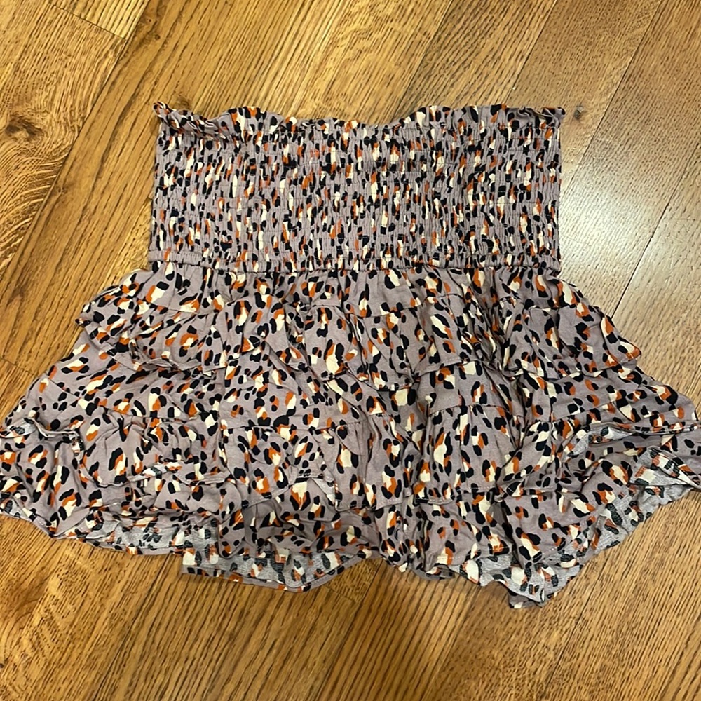 Cheetah print skirt